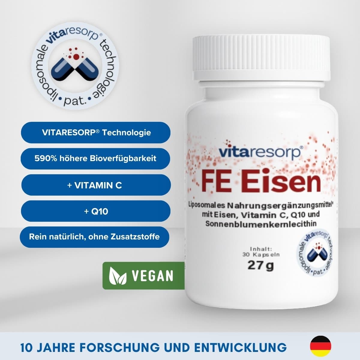 Liposomales FE Eisen Vegan, Bild 2