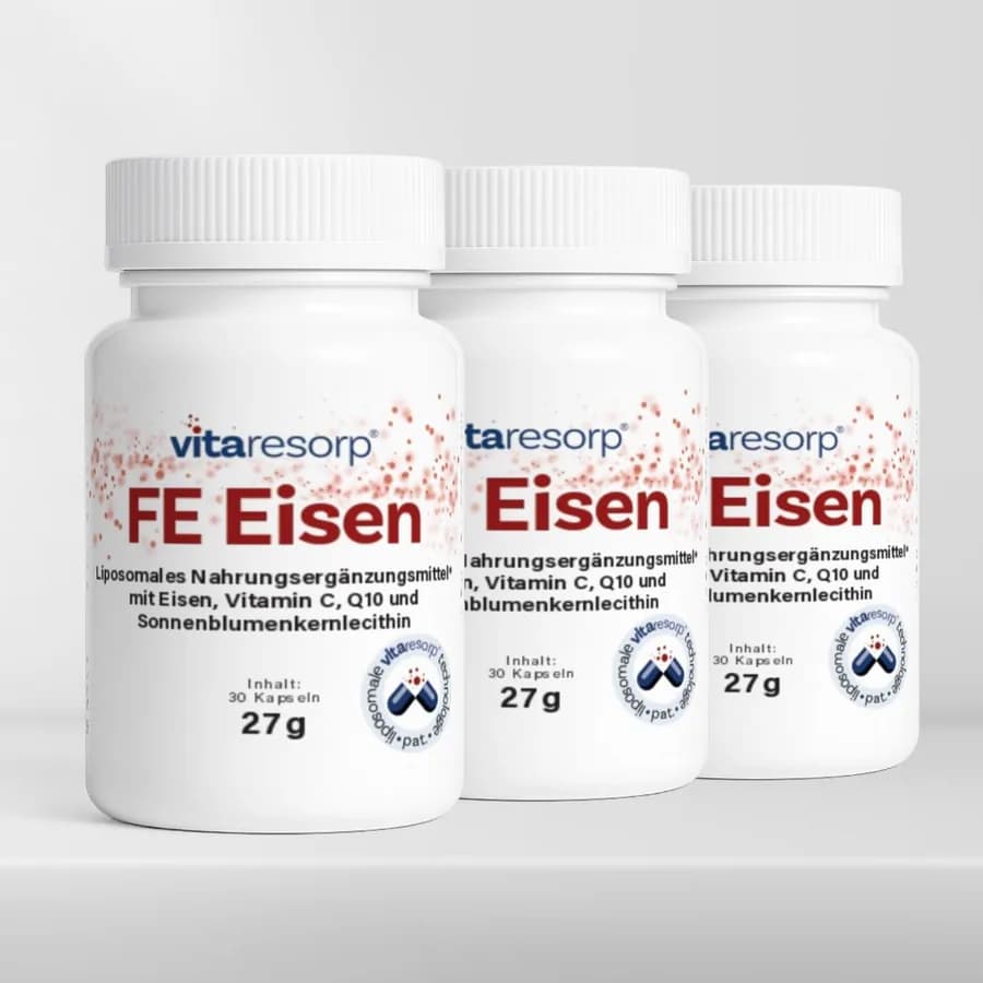 Drei Vitaresorp FE Eisen Produkte